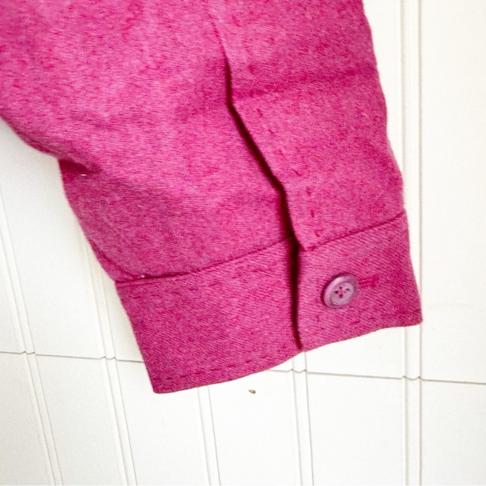 Vintage Pendleton Size 10 Magenta Pink 100% Virgen Wool Jacket NEW! - Picture 5 of 7